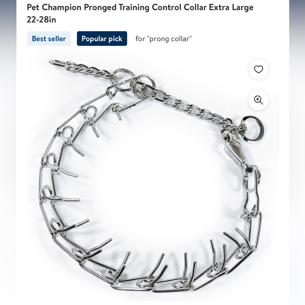 Prong collar